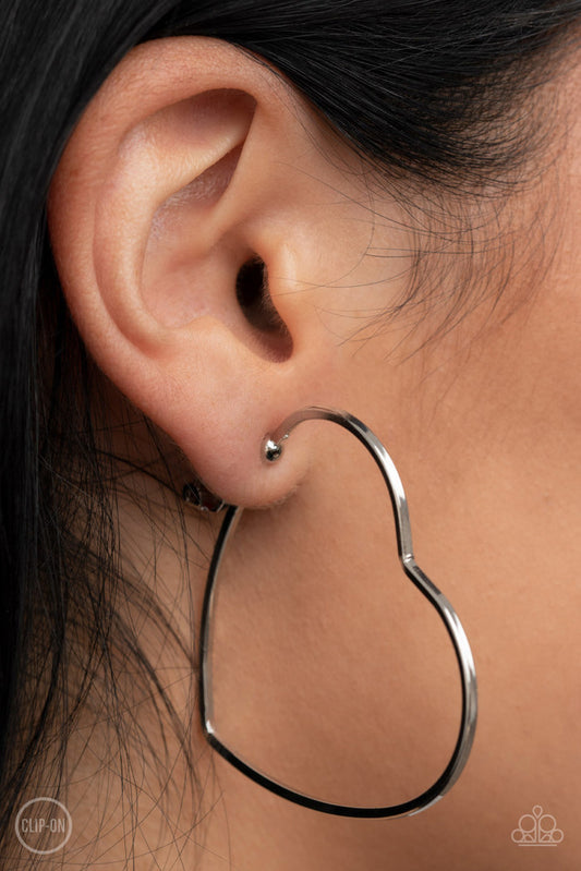 Harmonious Hearts - Silver | Paparazzi Accessories