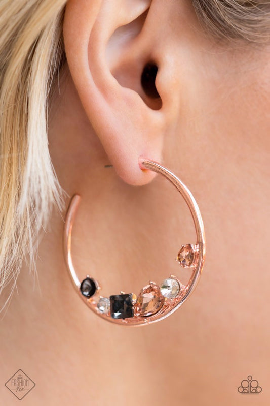 Attractive Allure Earrings - Rose Gold image 3