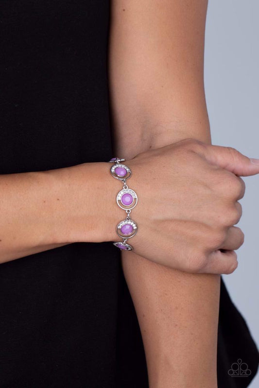 Twinkling Trajectory - Purple | Paparazzi Accessories