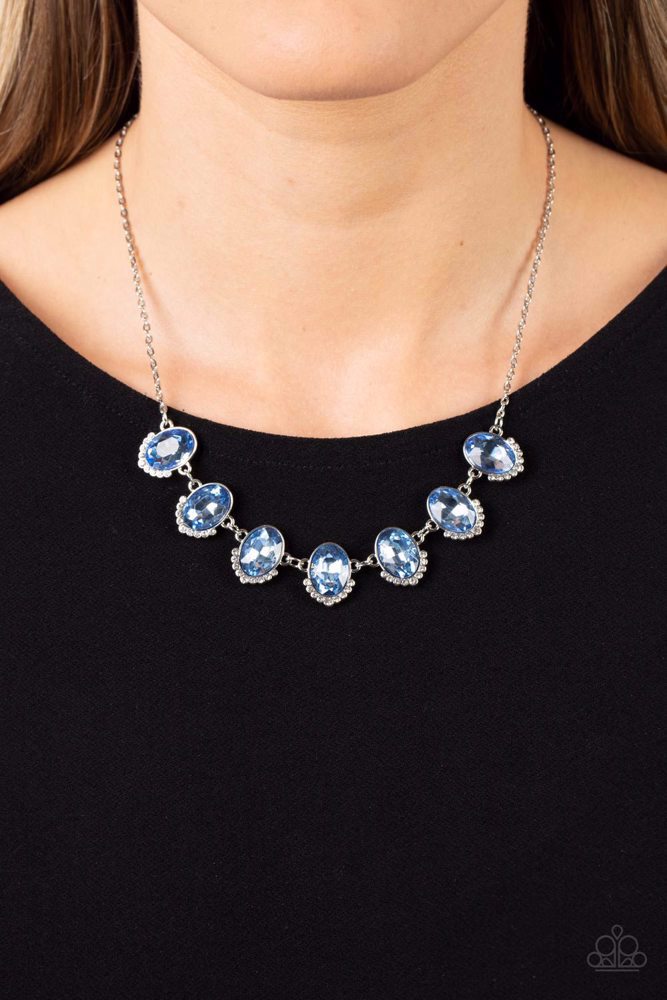 Unleash Your Sparkle Necklace - Blue image 3