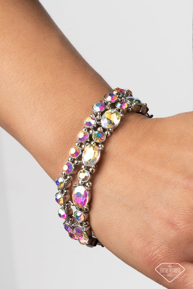 Splendid Stack Bracelet - Multi | Paparazzi Accessories image 3