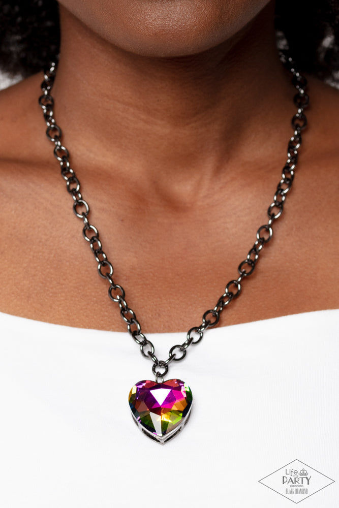 Flirtatiously Flashy Necklace - Multi image 3