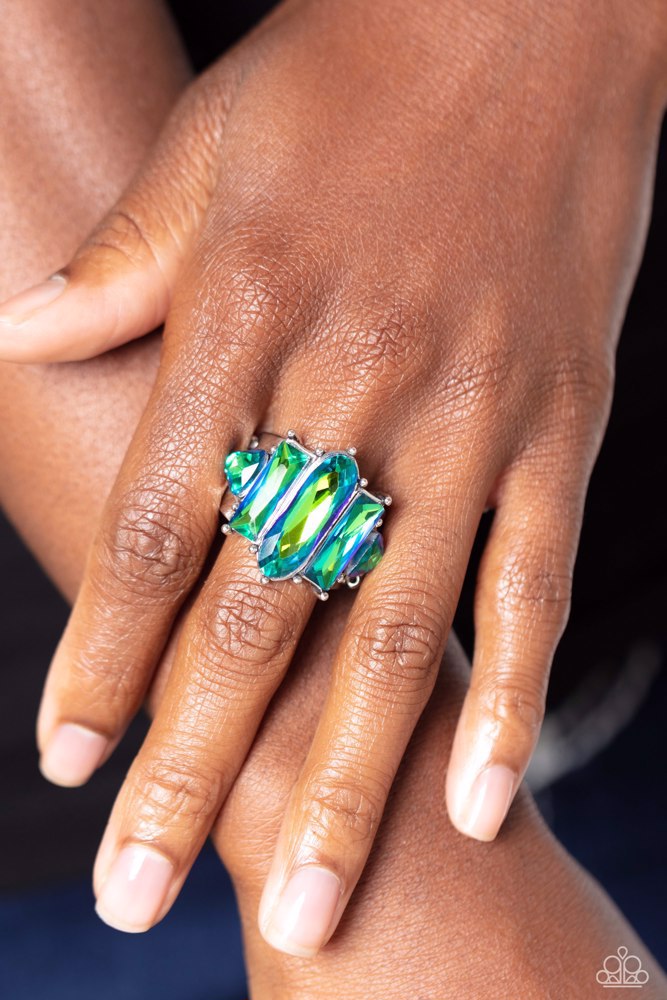 ​Iridescently Interstellar Ring - Green