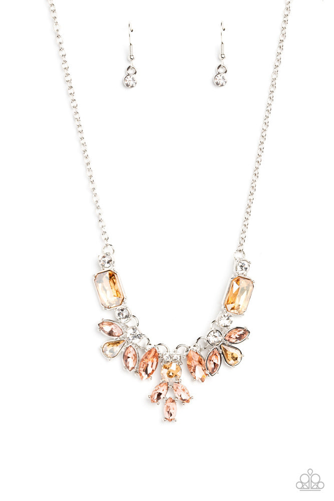 Prima Donna Dazzle Necklace - Brown | Paparazzi Accessories image 2