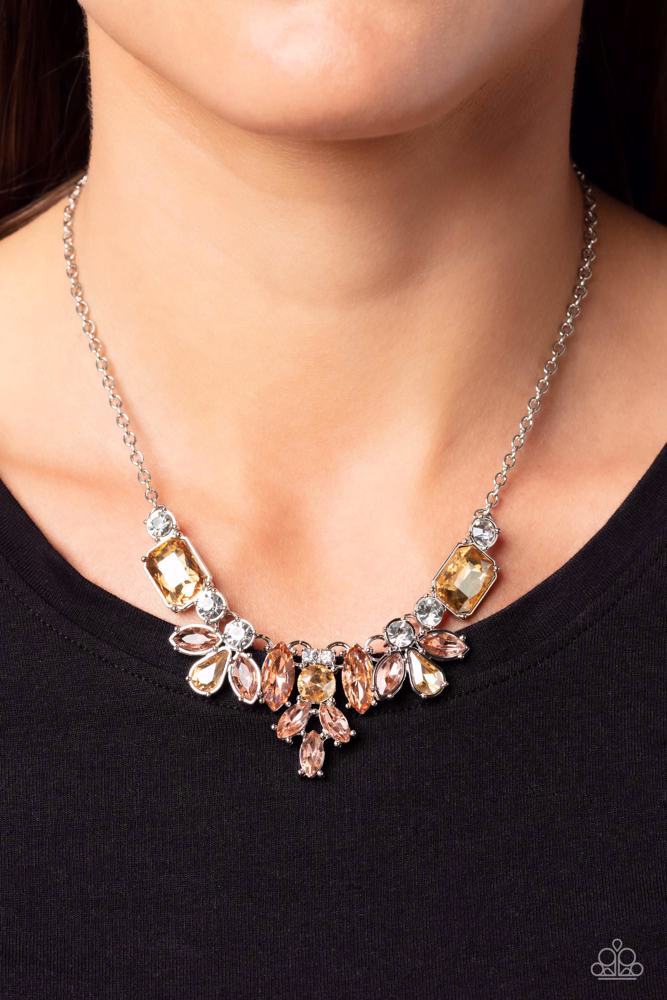 Prima Donna Dazzle Necklace - Brown | Paparazzi Accessories image 3