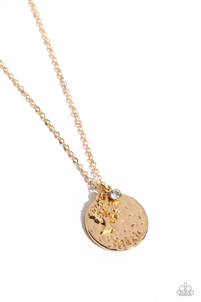 Flourishing Faith - Gold | Paparazzi Accessories