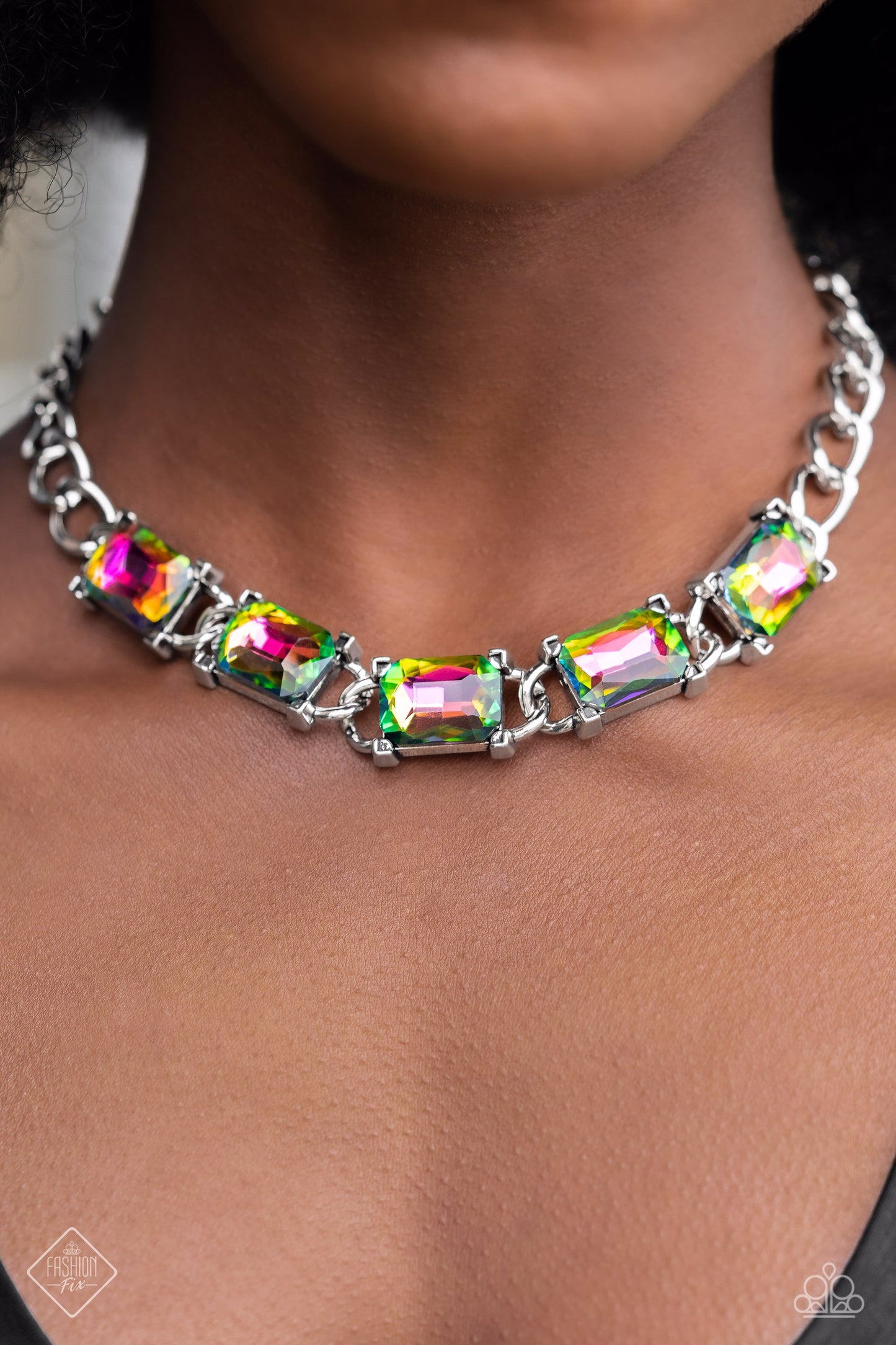 Radiating Review Necklace - Multi image 3