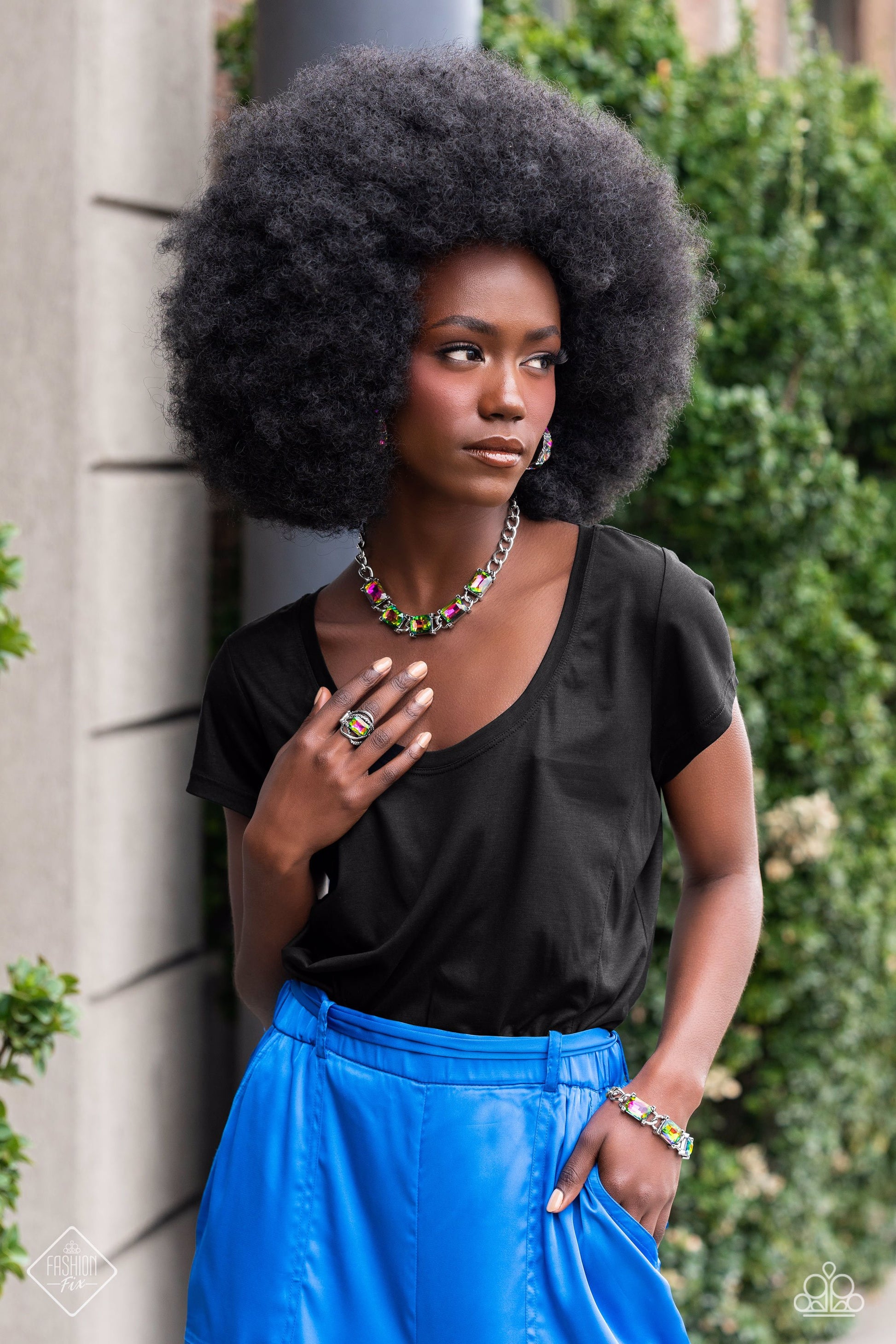 Radiating Review Necklace - Multi