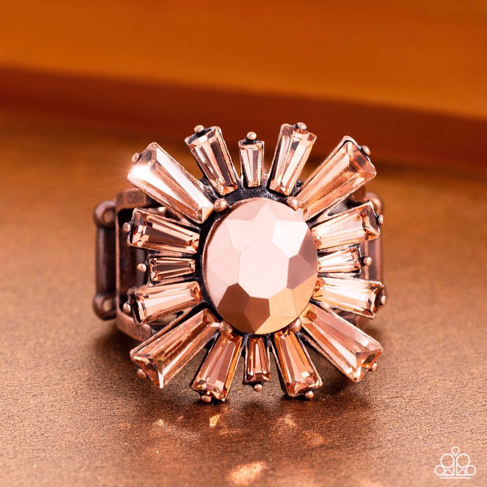 Starburst Season Ring - Copper