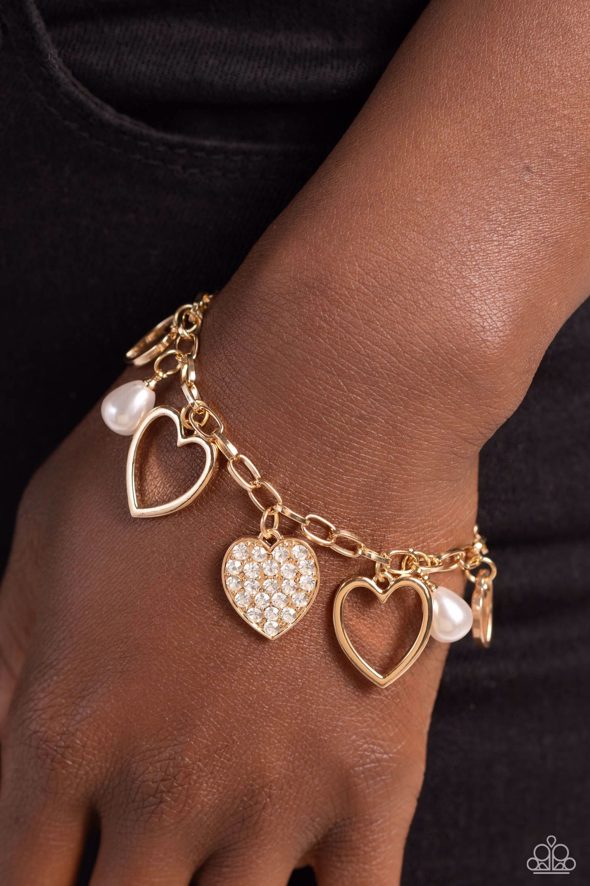 GLOW Your Heart - Gold | Paparazzi Accessories