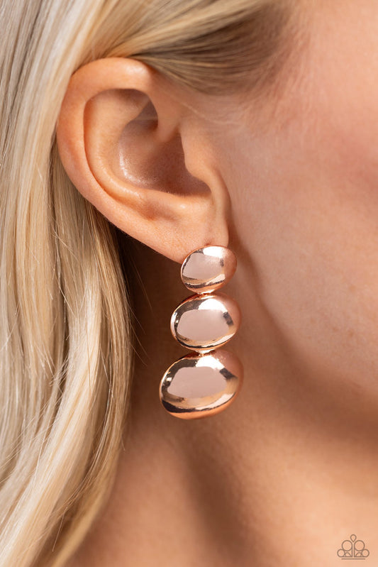 Futuristic Fantasy - Rose Gold | Paparazzi Accessories