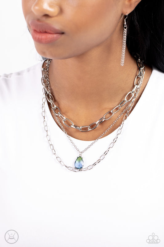 Teardrop Tiers - Green | Paparazzi Accessories