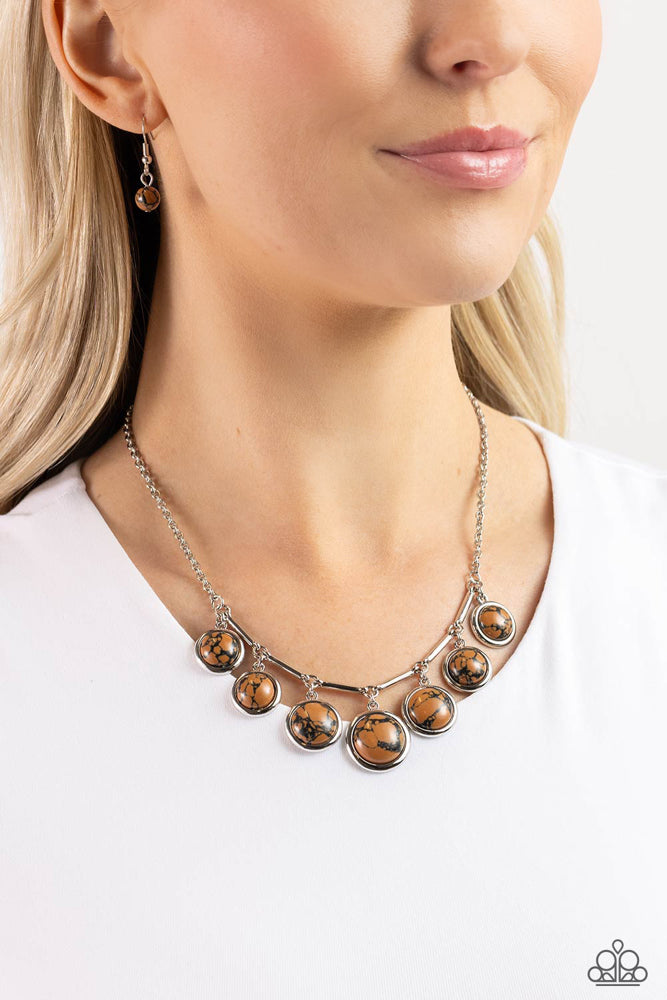 Rustic Recognition - Brown | Paparazzi Accessories