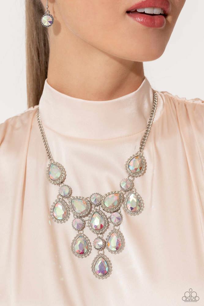 Dripping in Dazzle Necklace - Multi image 3