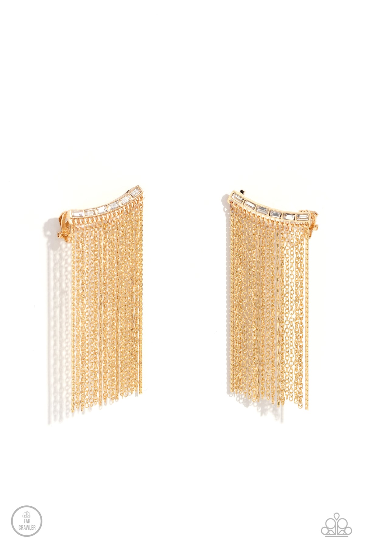 Feuding Fringe - Gold | Paparazzi Accessories