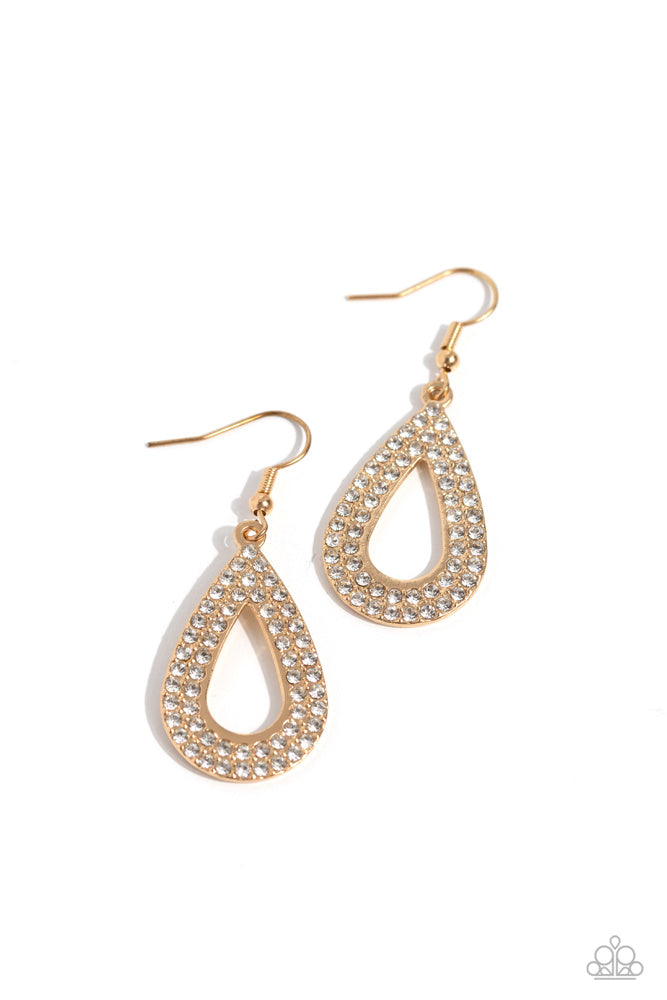 I am the Party Earrings - Gold image 2