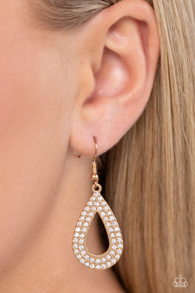 I am the Party Earrings - Gold