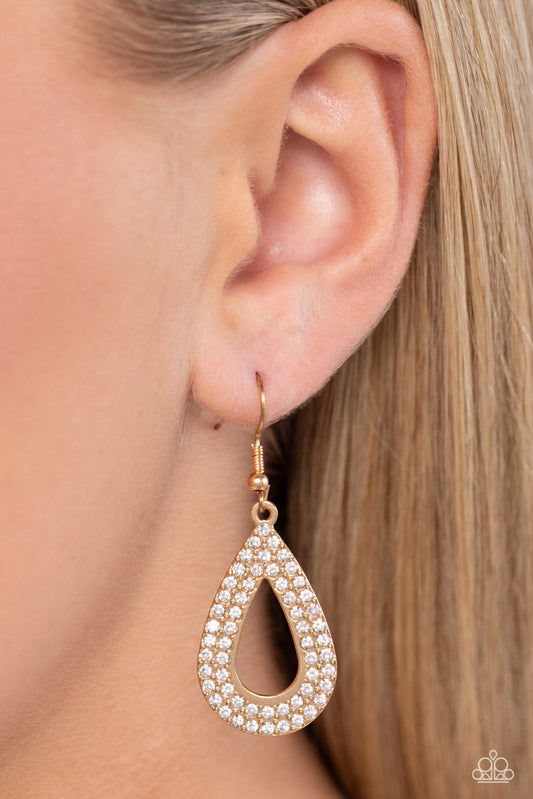 I am the Party Earrings - Gold