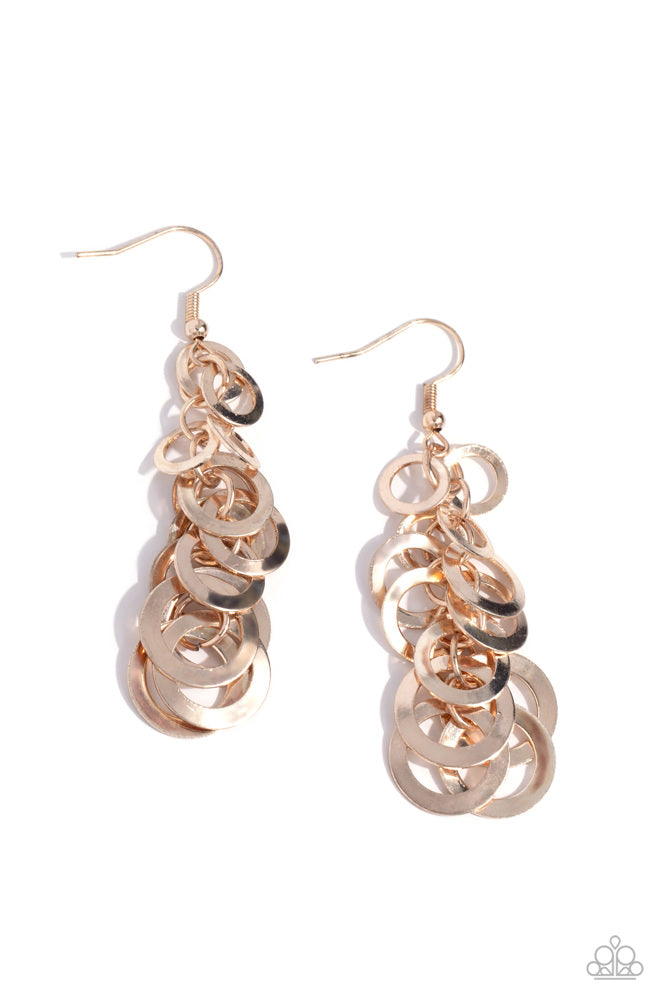 Closed Circuit Sass - Rose Gold | Paparazzi Accessories