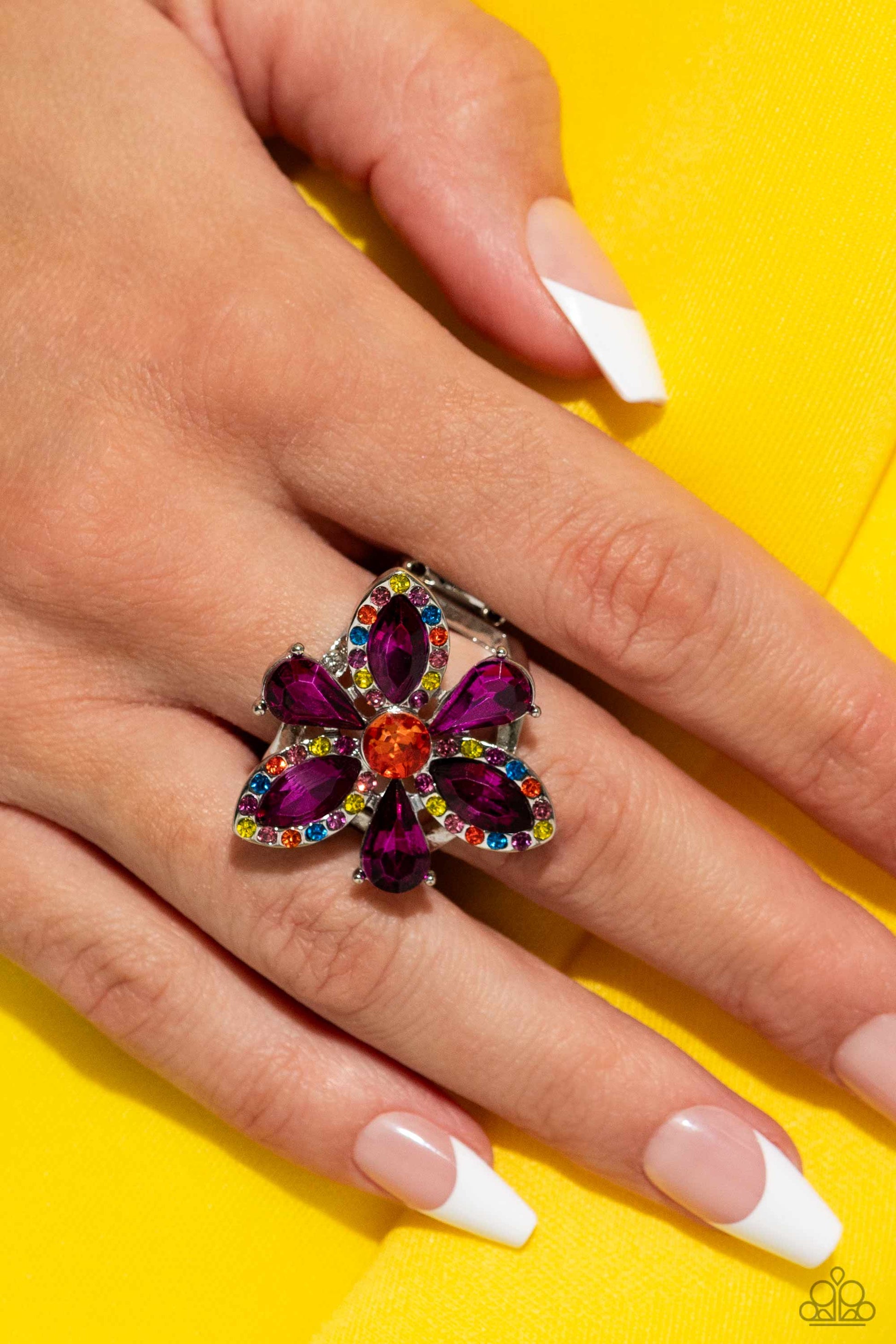 Blazing Blooms Ring - Multi