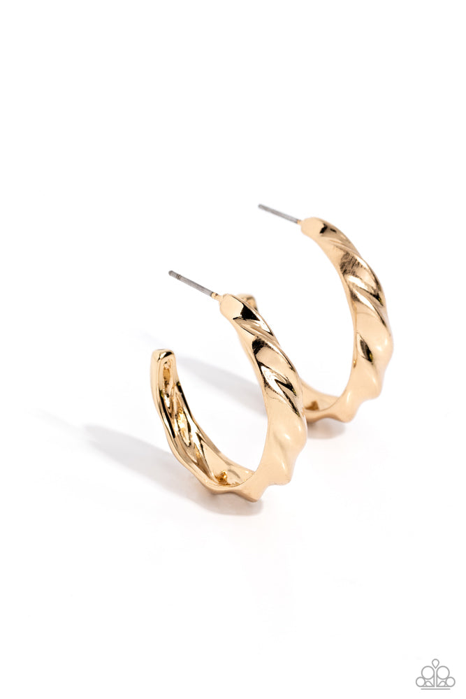 HOOP it Up Earrings - Gold image 2