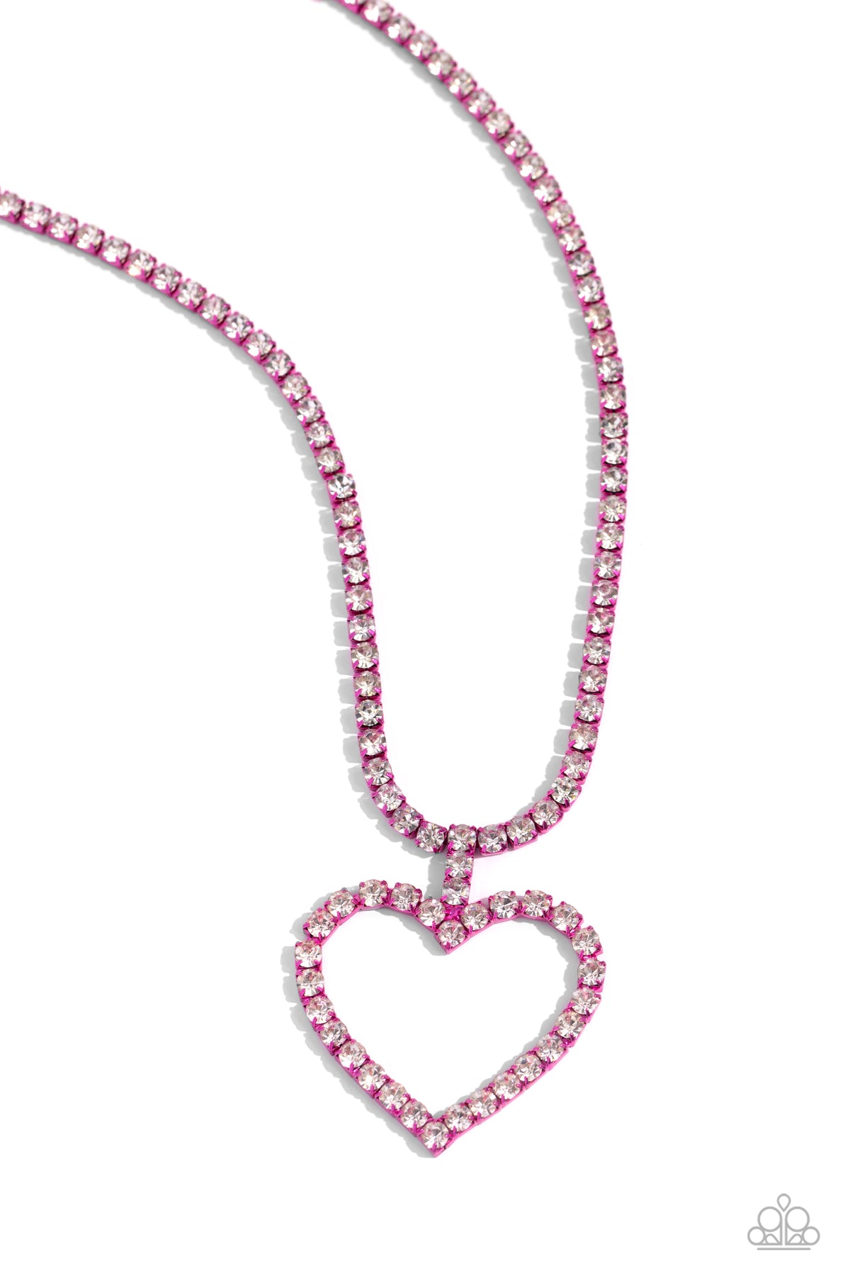 Flirting Fancy Necklace - Pink image 2