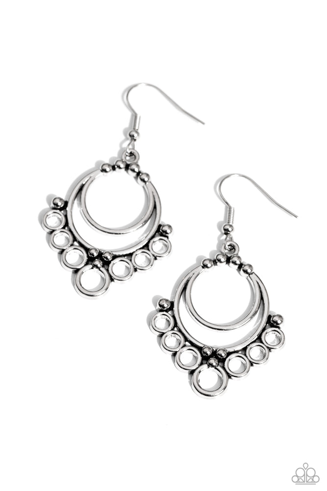 Rustic Rotary - Silver | Paparazzi Accessories