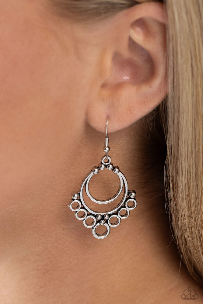 Rustic Rotary - Silver | Paparazzi Accessories