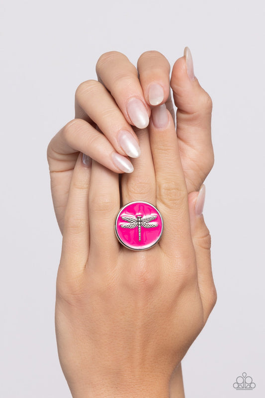 Debonair Dragonfly - Pink | Paparazzi Accessories