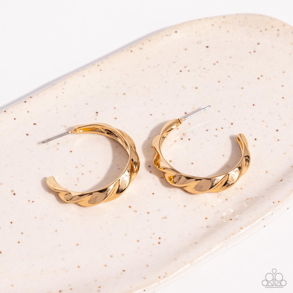 HOOP it Up Earrings - Gold