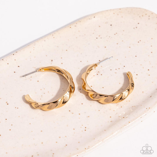 HOOP it Up Earrings - Gold