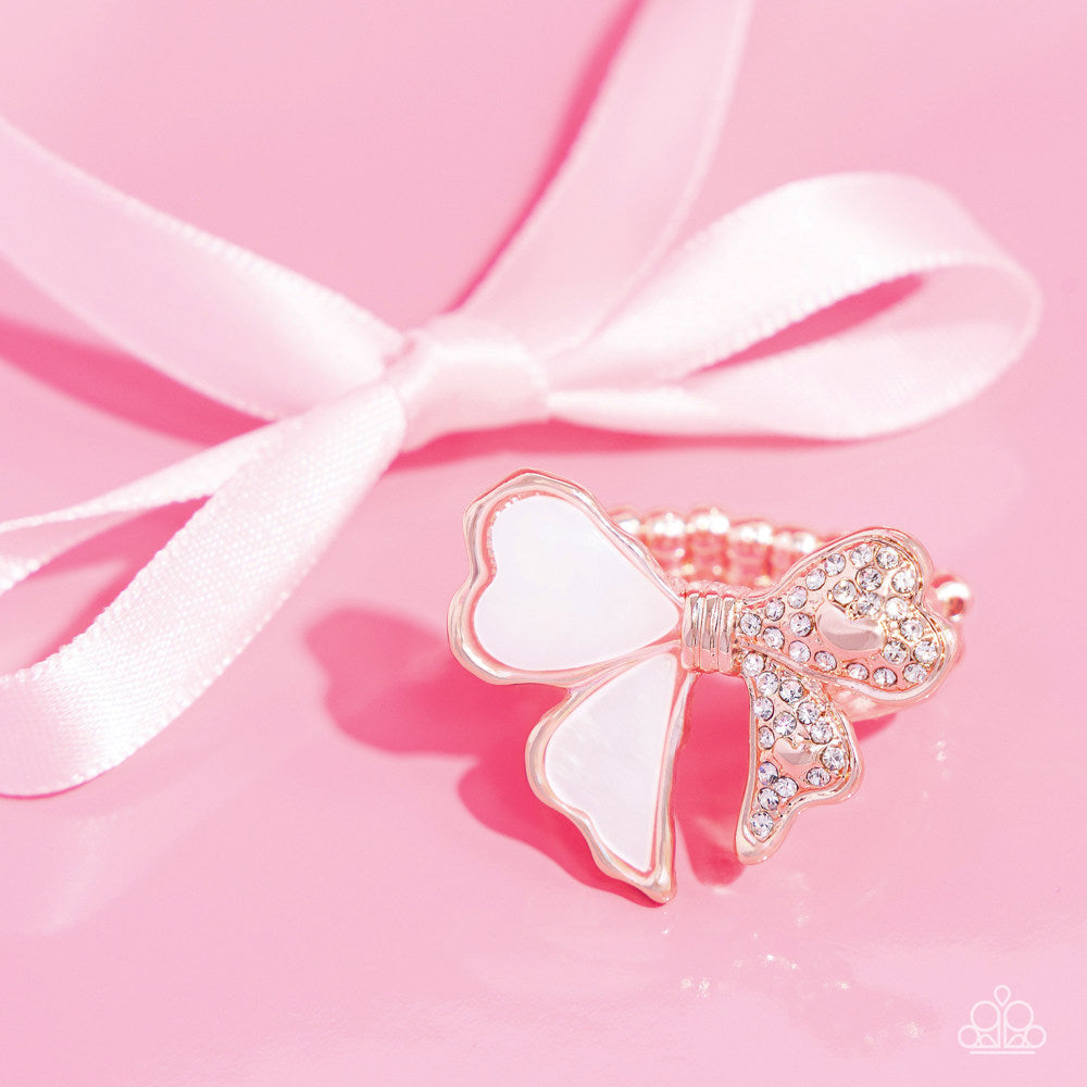 BOW-stopper - Rose Gold | Paparazzi Accessories