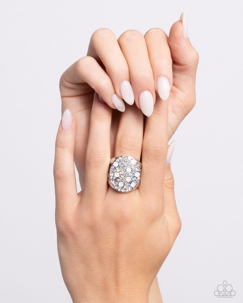 Pampered Pattern Ring - White