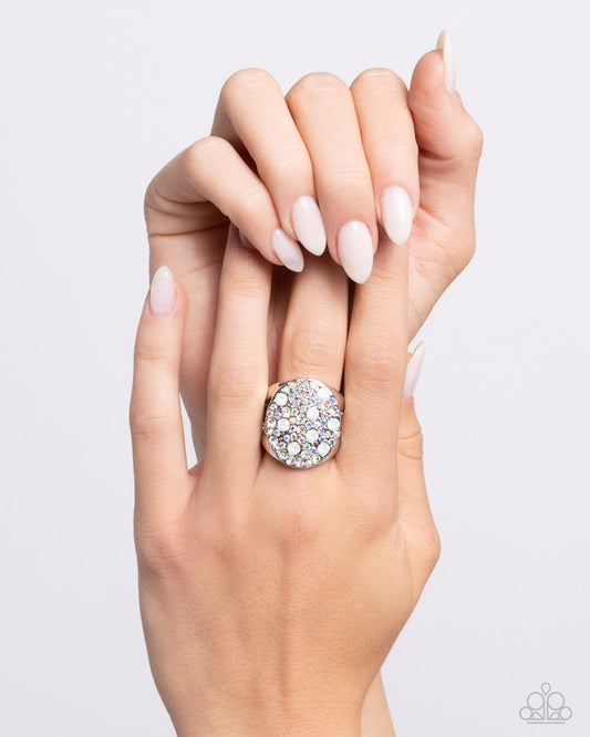 Pampered Pattern Ring - White