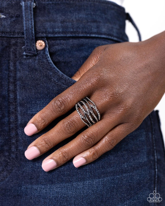 Streamlined Showdown - Silver | Paparazzi Accessories