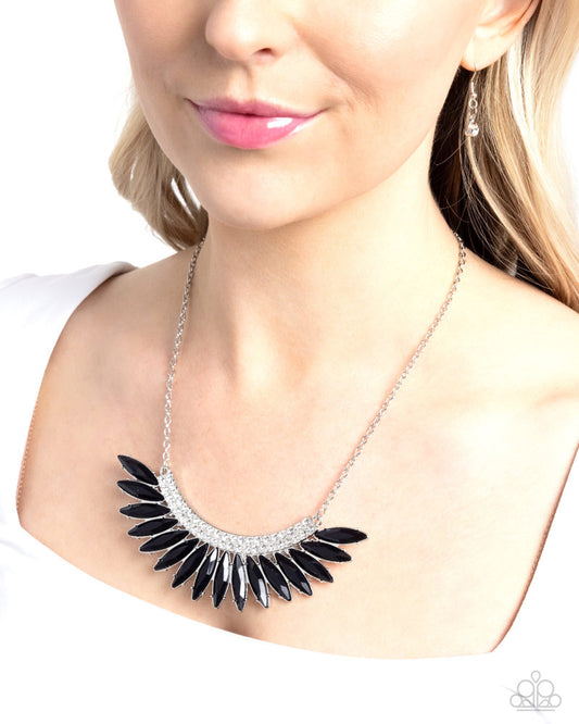 Flauntable Flamboyance Necklace - Black image 3