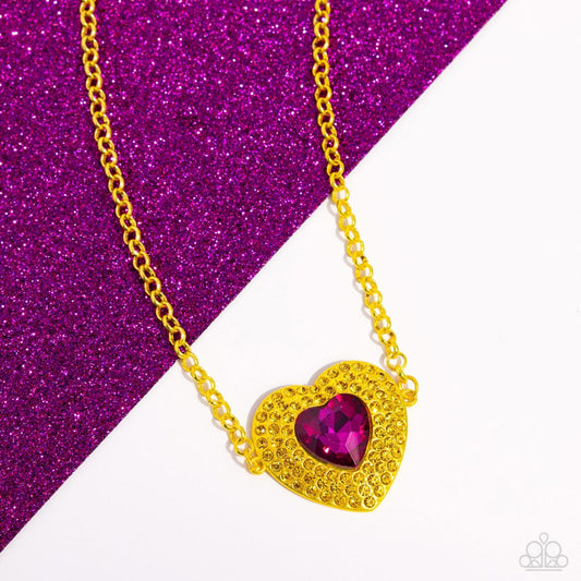 Locket Leisure - Yellow | Paparazzi Accessories