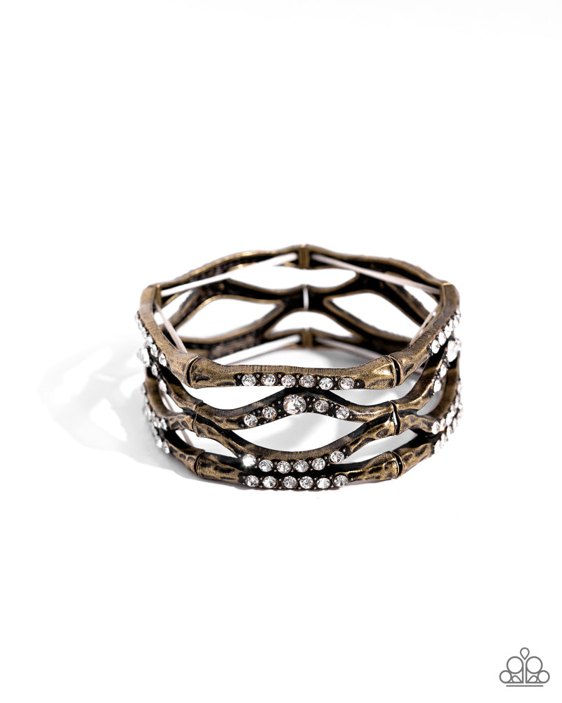 Cross Country Bracelet - Brass image 2