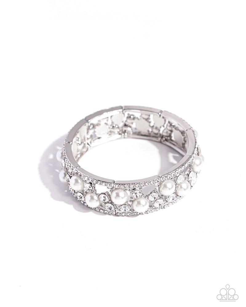 Opera Singer Bracelet - White image 2