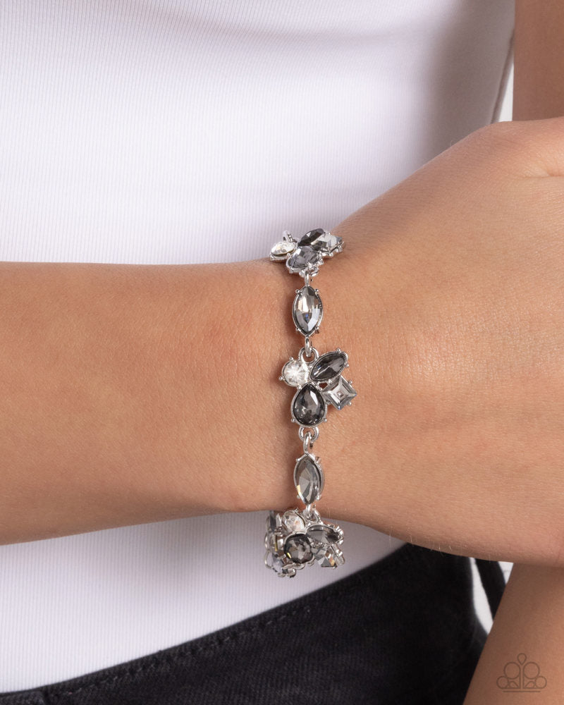 Colorful Captivation Bracelet - Silver | Paparazzi Accessories