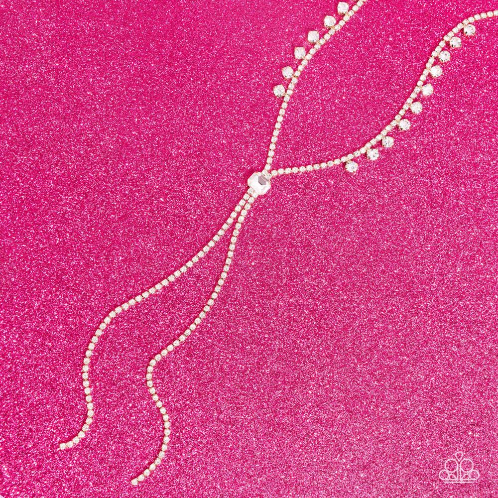 Synchronized SHIMMER Necklace - Gold | Paparazzi Accessories
