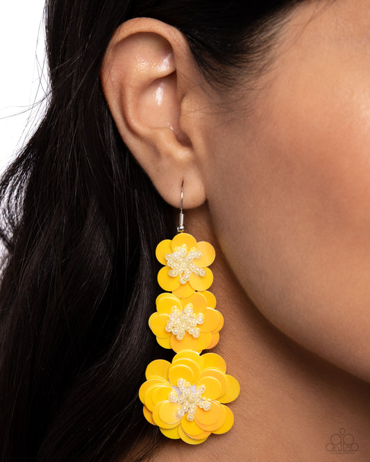 Beaded Bouquet - Yellow | Paparazzi Accessories