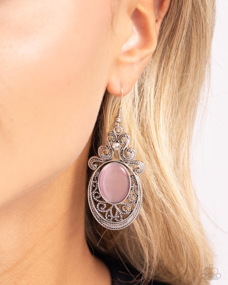 Garden Gondola Ride Earrings - Pink