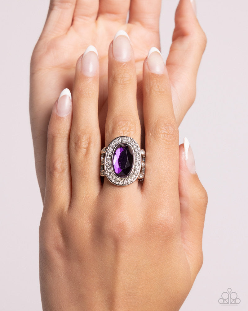 ​Always OVAL-achieving Ring - Purple