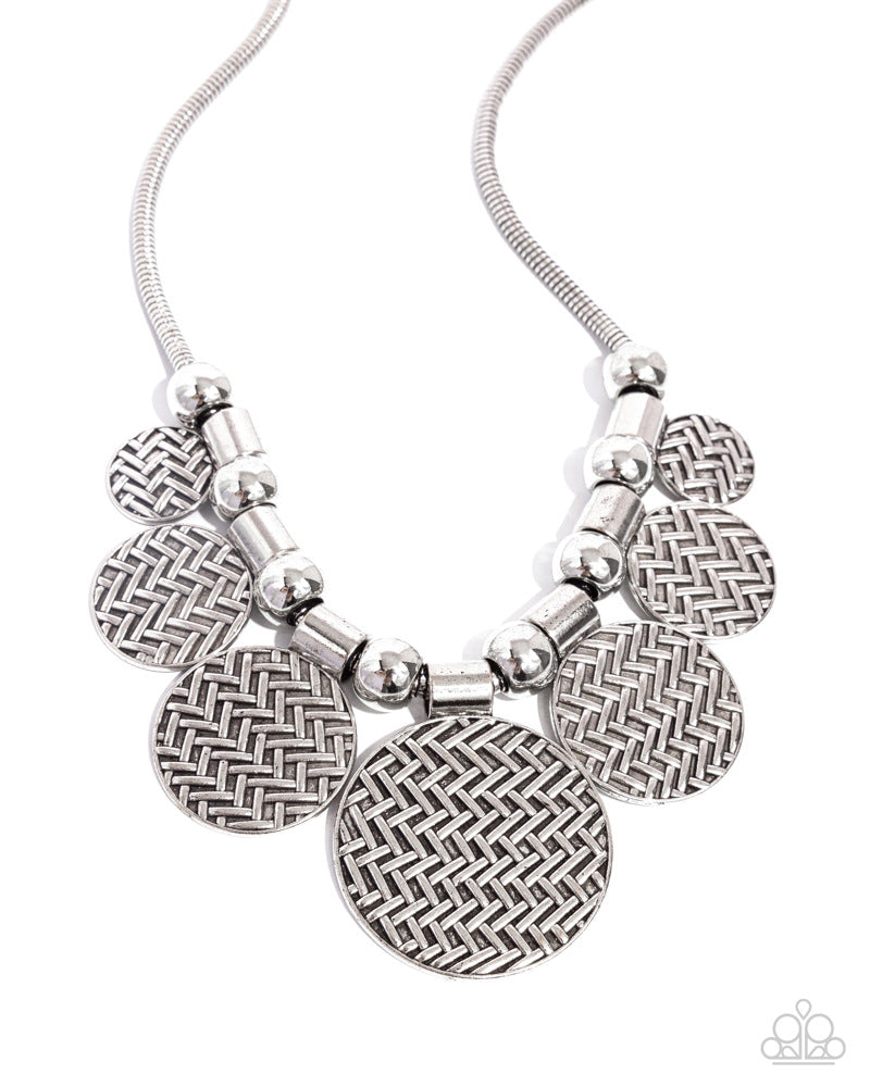 Indigenously Urban Necklace - Silver | Paparazzi Accessories image 2