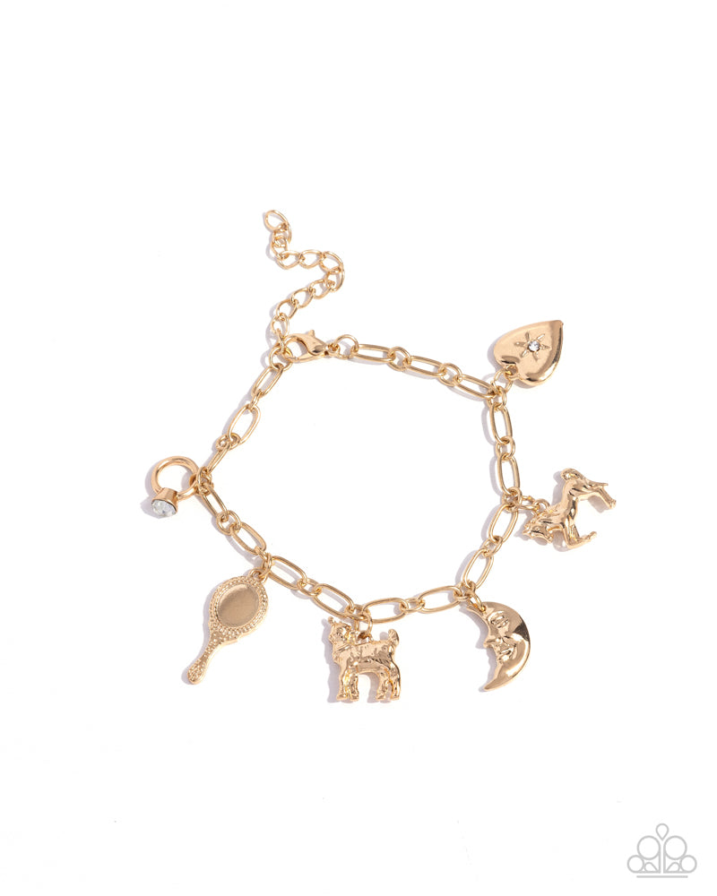 Hush Little Baby Bracelet - Gold image 2