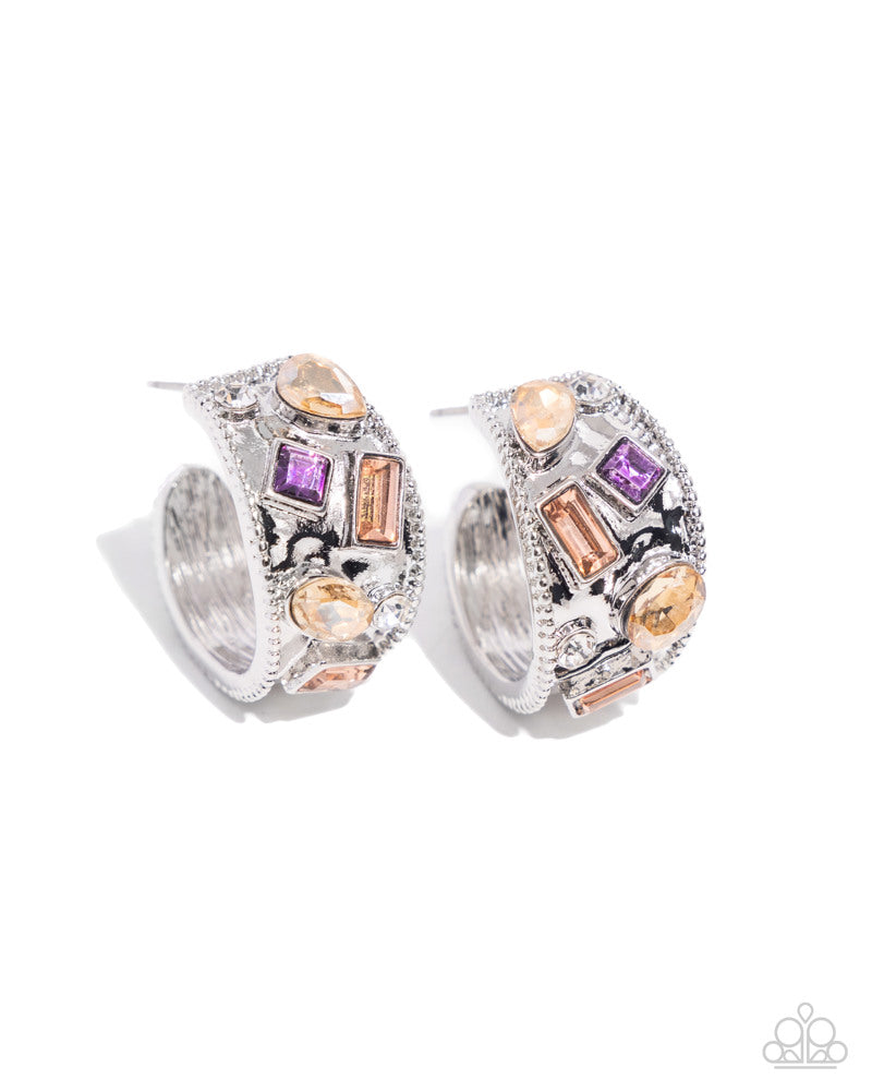 Antique Dealer Earrings - Multi | Paparazzi Accessories image 2
