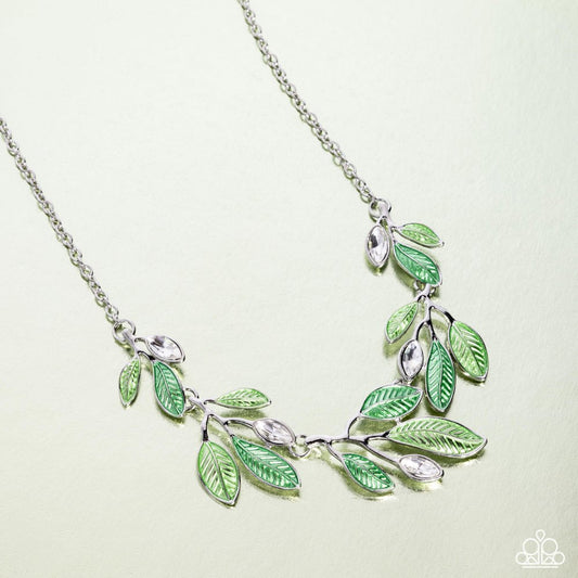 Lyrical Leaves - Green | Paparazzi Accessories