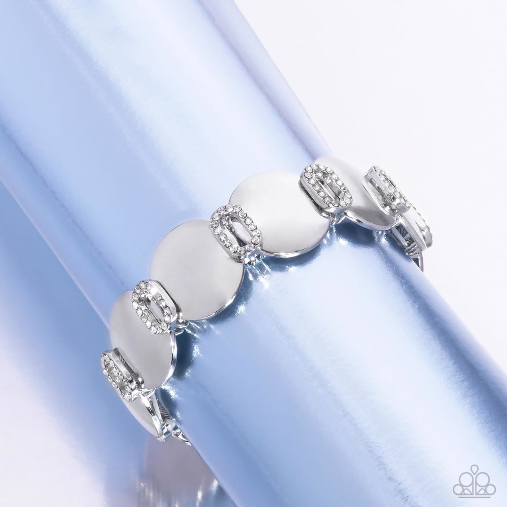 Shimmery Sneak Peek - White | Paparazzi Accessories
