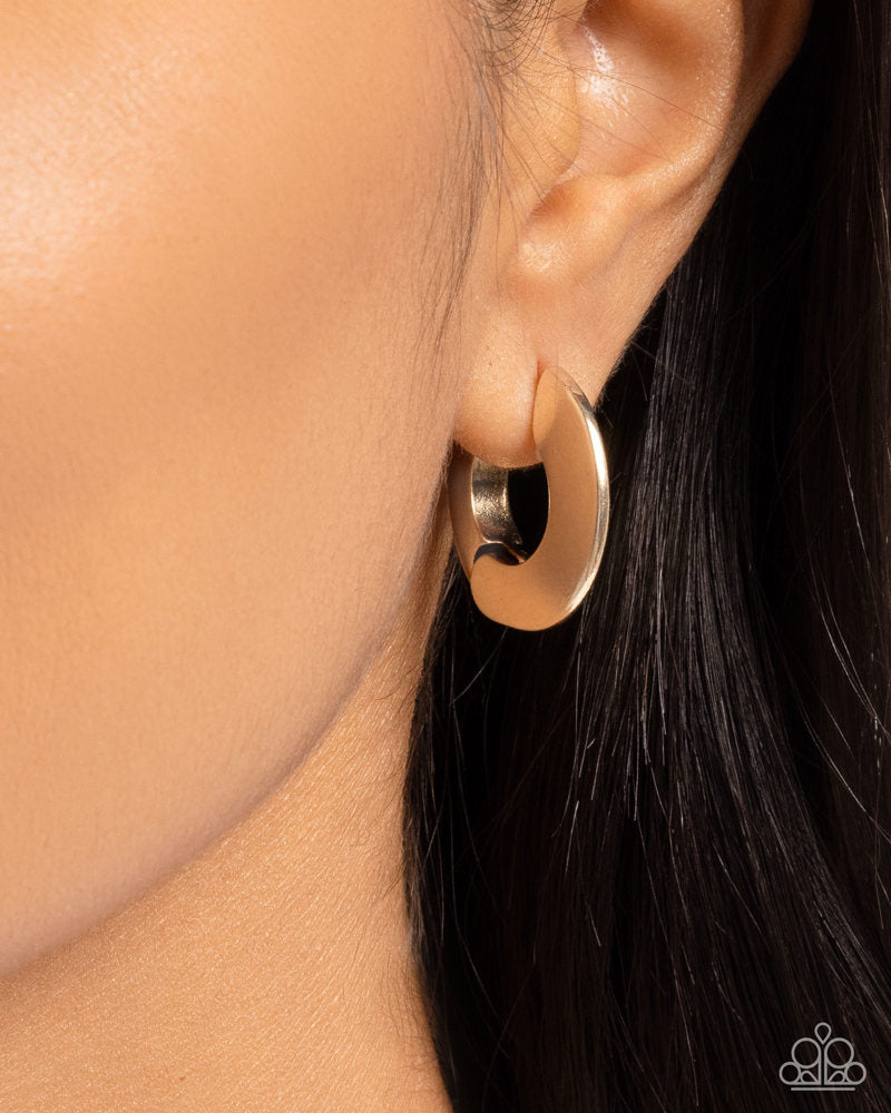 Intelligence Operation Earrings - Gold